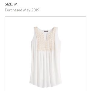 Stitch Fix Magnolia Grace Nova Crochet Detail